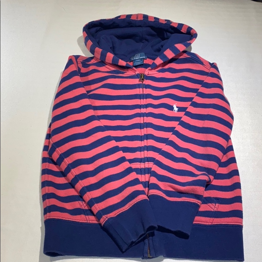 Polo zip up hoodie